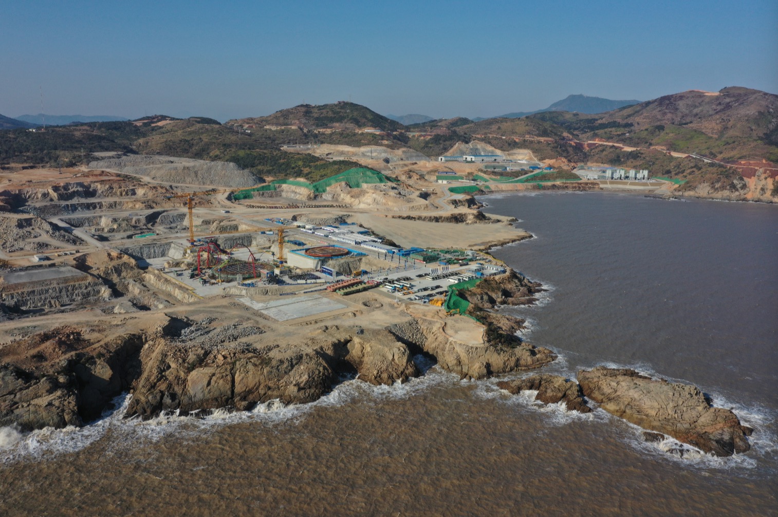 三澳核電項目開工現場